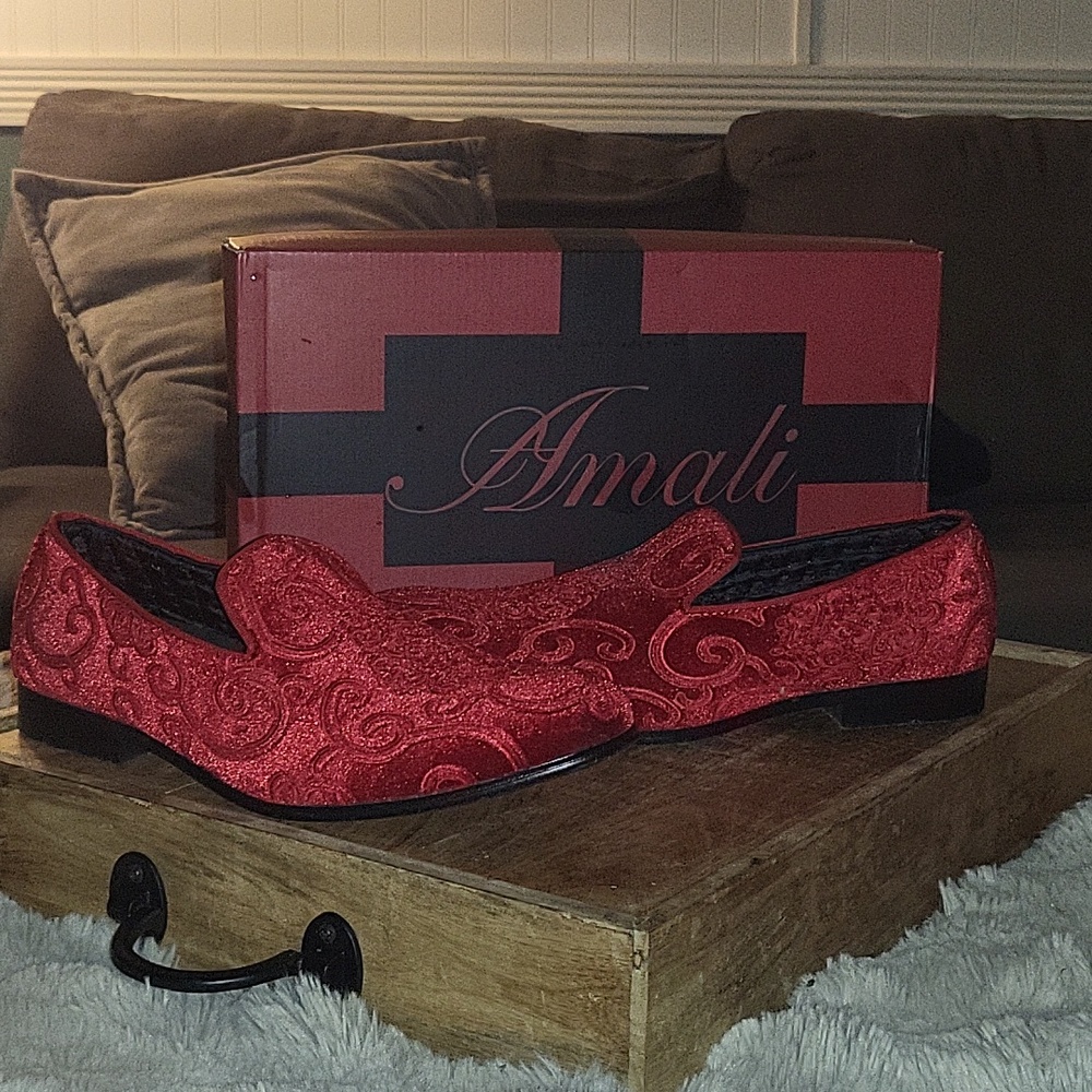 Amalfi Men's Vibrant Red Slip-Ons
